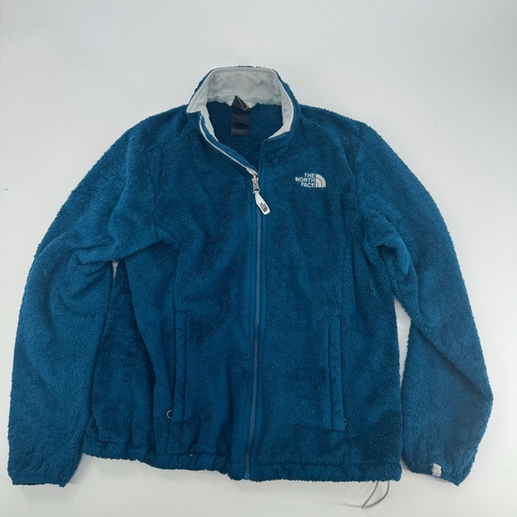 The North Face Womens Fleece Full Zip Jacket Blue Medium M - Picture 1 of 3